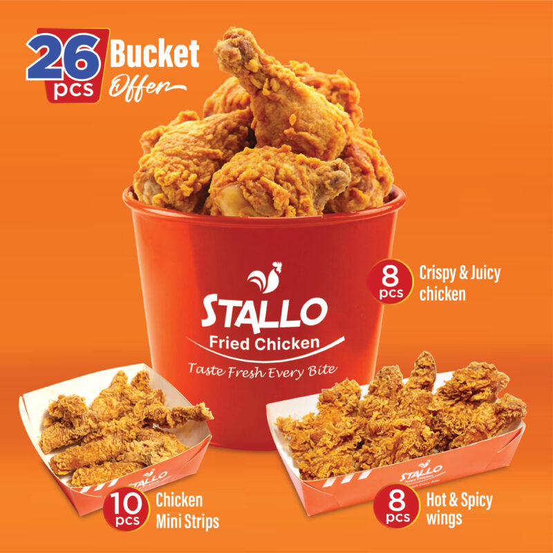 26 pcs Chicken (Bucket)